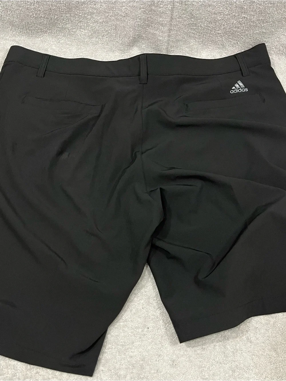 Adidas Ultimate365 Mens Black Performance Golf Shorts Size 42 Stretch Activewear